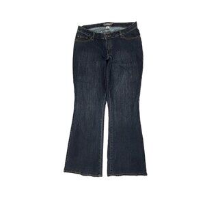 Venezia Flare Leg Women's size 14 Venezia Size 1 Dark Wash‎ Blue Denim Jeans